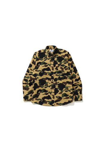 BAPE 1st Camo BD L/S Shirt Yellow