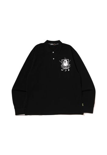 BAPE Mr. Bathing Ape Golf L/S Polo Black