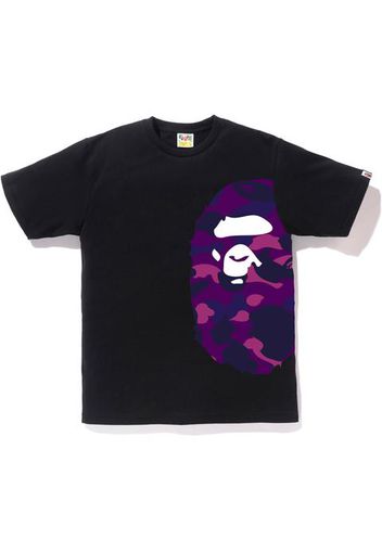 BAPE Color Camo Side Big Ape Head Tee Black/Purple