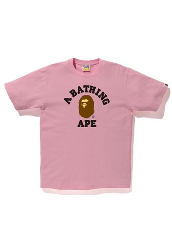 BAPE Pigment College Tee Pink