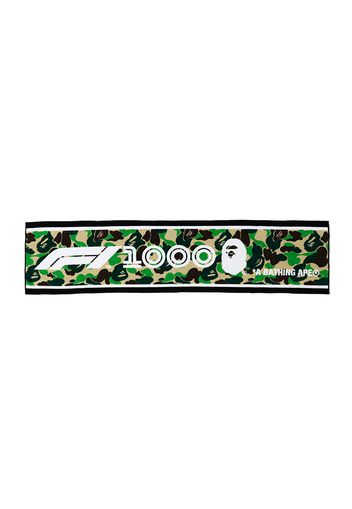 BAPE x F1 1000 ABC Camo Sports Towel Black