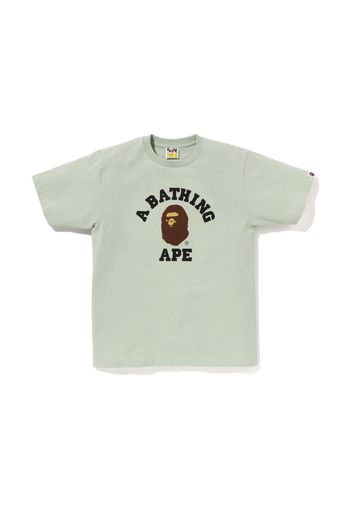 BAPE Pigment College Tee Green