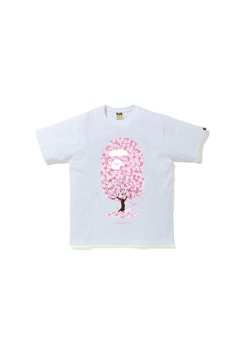 BAPE Sakura Tree Tee White