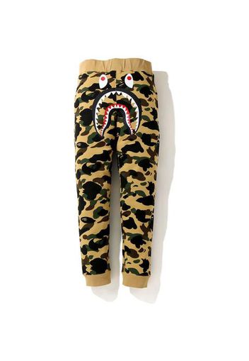 BAPE 1St Camo Shark Slim Sweatpants Yellow/Black