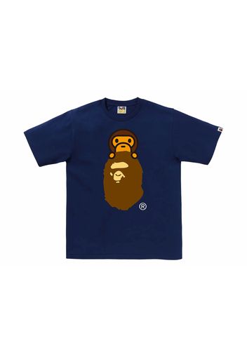 BAPE Milo On Ape Head Tee Navy