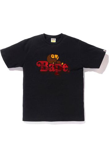 BAPE Color Camo Milo On Bape T-Shirt Black/Red