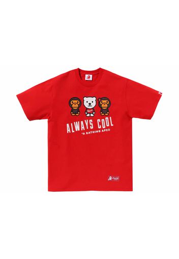 BAPE x Coca-Cola Milo Tee Red