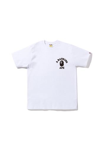 BAPE Bicolor College ATS Tee White