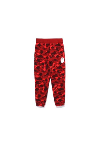 BAPE Color Camo Wide Fit Sweat Pants Red