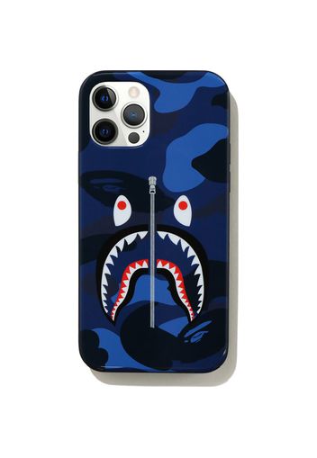 BAPE Color Camo Shark iPhone 12/12 Pro Case Navy