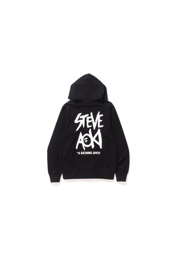 BAPE x Steve Aoki Pullover Hoodie Black