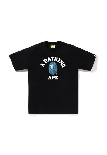 BAPE Honeycomb Camo College Tee Black/Blue