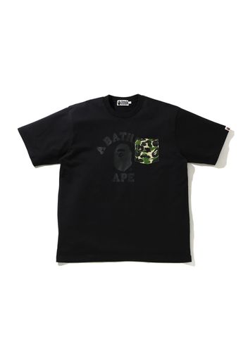 BAPE ABC Camo College Relaxed Fit Pocket Tee Black