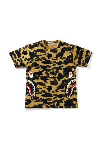 BAPE 1st Camo Side Shark Tee Yellow