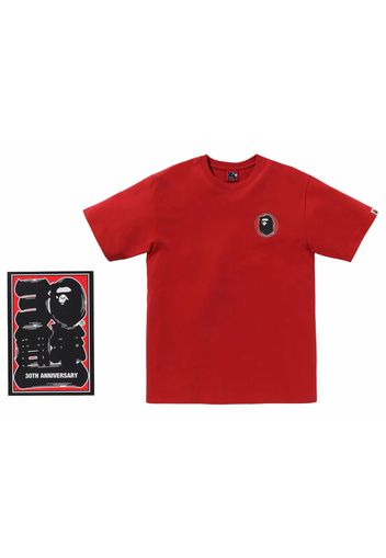 BAPE 30th Anniversary III Tee Red