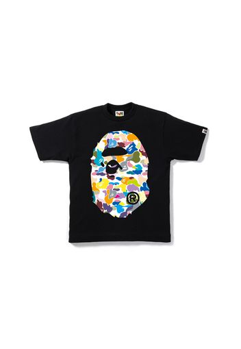 BAPE Multi Camo Big Ape Head Tee Black