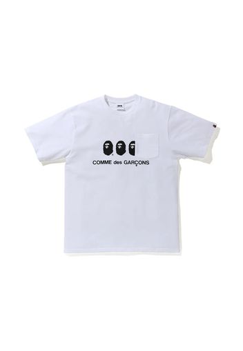 BAPE X CDG Osaka Pocket Tee White