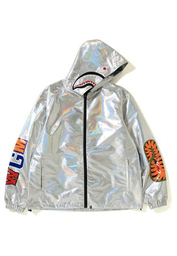 BAPE Aurora Shark Hoodie Jacket Silver