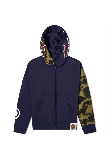 BAPE Giant Shark Full Zip Hoodie Navy