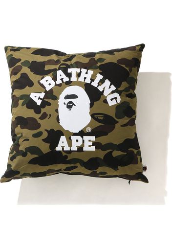 BAPE 1st Camo College Square Cushion Green