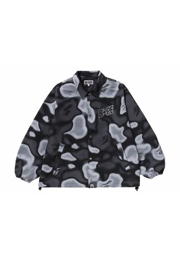 BAPE Liquid Camo Bape Sta Relaxed Fit Coach Jacket Black