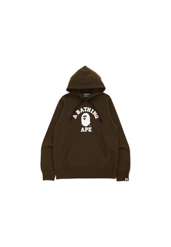 BAPE College Pullover Hoodie Brown