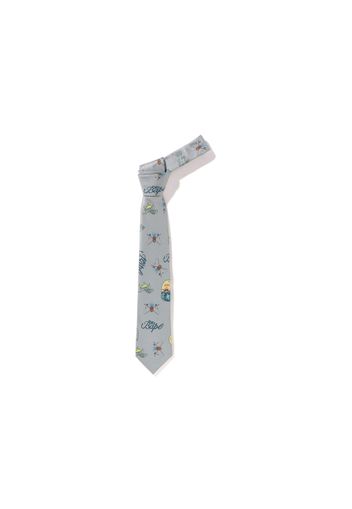 BAPE Mr Bathing Ape Tie Grey