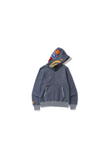 BAPE Shark Full Zip Hoodie (SS20) Navy