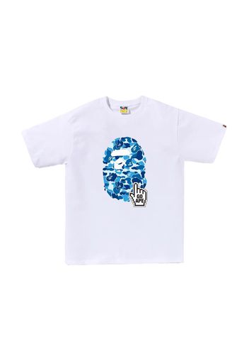 BAPE ABC Camo BAPE Online Tee White/Blue