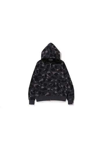 BAPE Color Camo Thermal Full Zip Hoodie Black