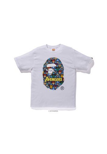 BAPE x Marvel Avengers Ape Head Tee White