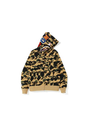 BAPE 1st Camo Shark Full Zip Hoodie Hoodie (FW22) Yellow