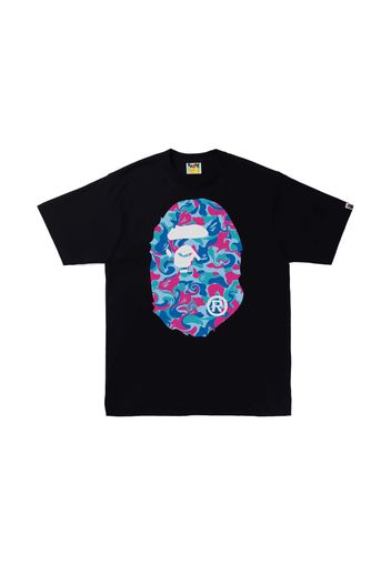 BAPE Marble Camo Big Ape Head Tee Black