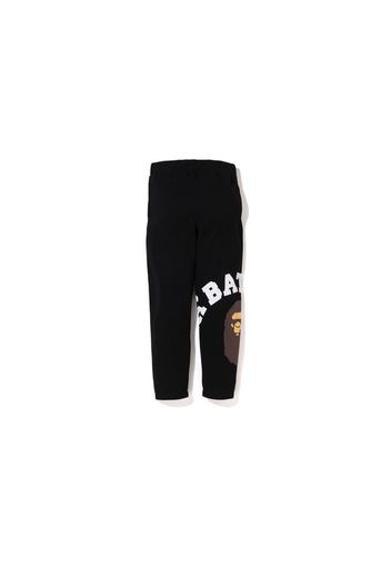 BAPE Giant College Sweatpants Black