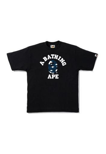 BAPE Stripe ABC Camo College Tee Black/Navy