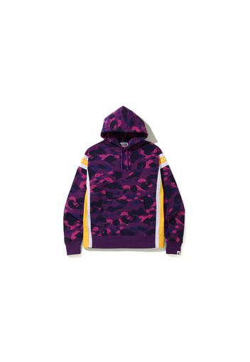 BAPE Color Camo Logo Tape Pullover Hoodie Purple