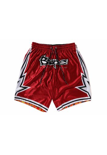 BAPE Reversible Basketball Shorts Red