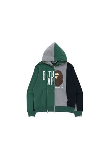 BAPE Docking Relaxed Fit Full Zip Hoodie Green