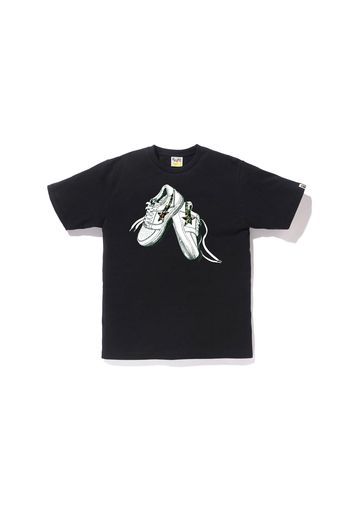 BAPE ABC Camo Bapesta Tee Black/Green