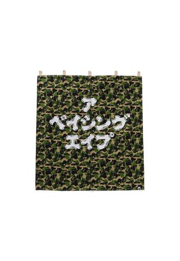 BAPE ABC Camo Noren Curtain Green