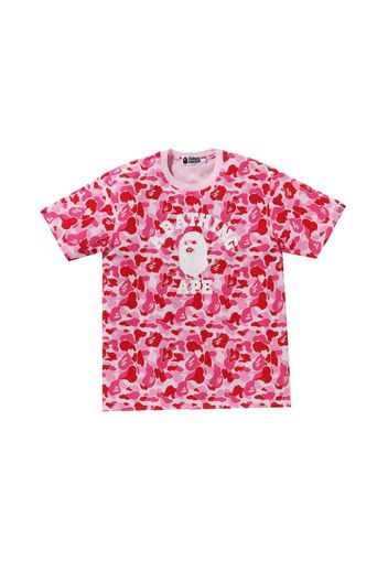 BAPE ABC Camo College Tee Pink