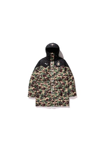 BAPE X Puma ABC Camo Long Down Puffer Jacket Green