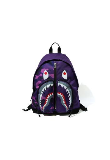 BAPE Color Camo Shark Day Backpack Purple