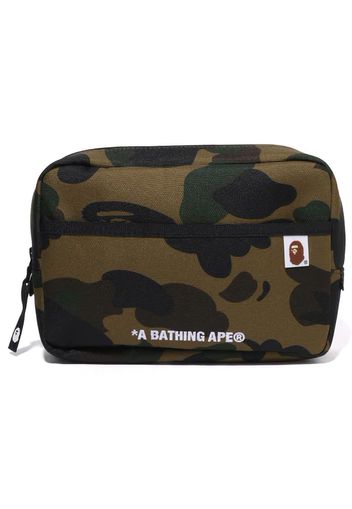 BAPE 1st Camo Cordura Multi Pouch Green