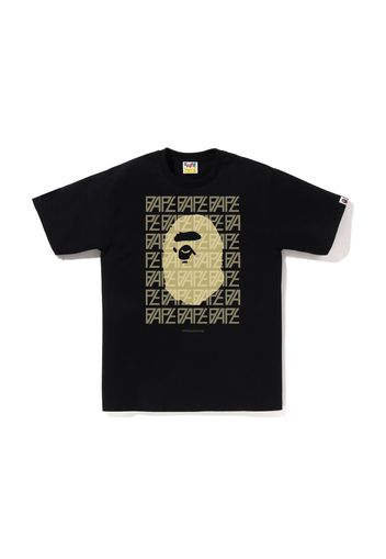 BAPE Logo Monogram Tee Black Beige