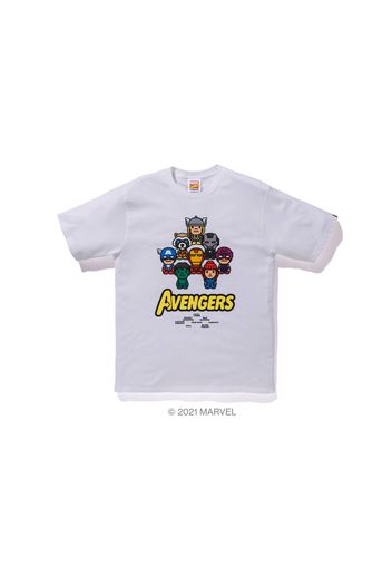 BAPE x Marvel Comics Milo Avengers Tee White