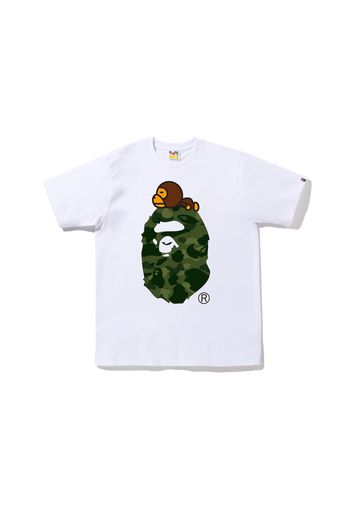 BAPE Color Camo Milo On Big Ape Tee (FW22) White Green