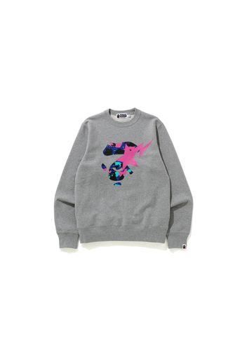 BAPE x Kid Cudi Crewneck Gray