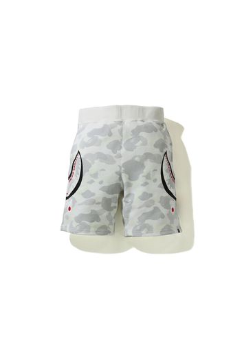 BAPE City Camo Shark Sweat Shorts White