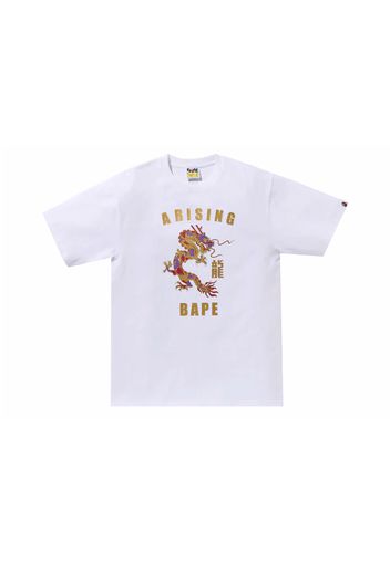 BAPE Year Of Dragon Glitter Tee White